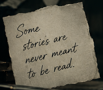 Some stories are never meant to be read.
